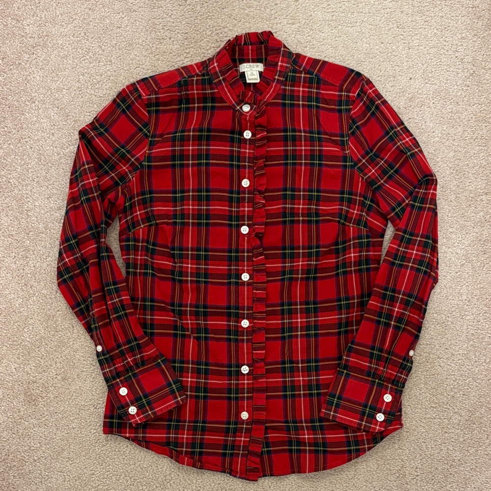 J. Crew Plaid Button Down Shirt